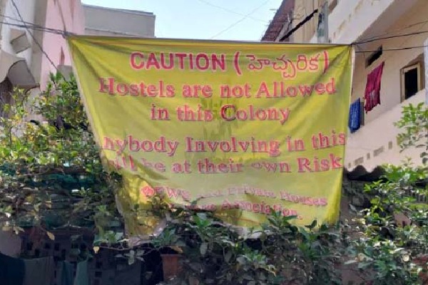 Hyderabad’s SR Nagar Locals Demand Ban on Hostels in Residential Area