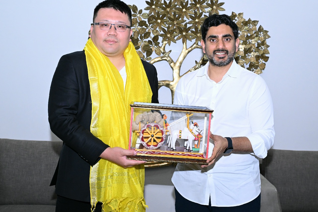 Nara Lokesh Discusses Investment Opportunities with Taiwanese Delegation