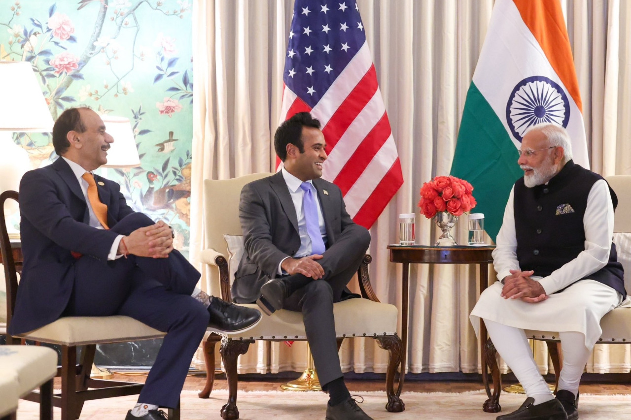 PM Modi has 'insightful discussion' with Ramaswamy, rising US politician
