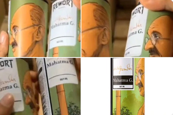 Indian Outrage as Russian Beer Cans Feature Mahatma Gandhi’s Image