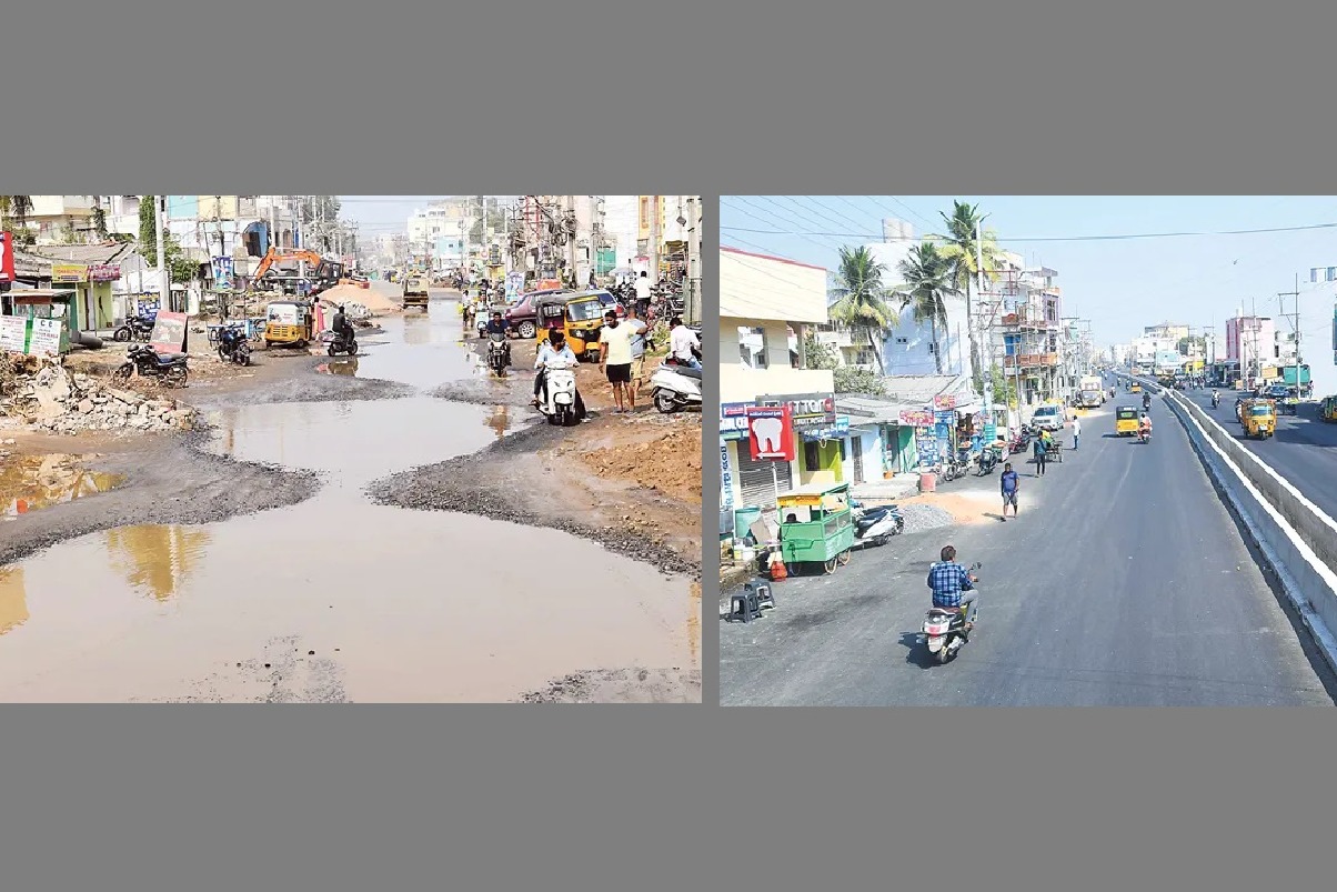 Commuters Relieved as Guntur’s AT Agraharam Road Gets a Makeover
