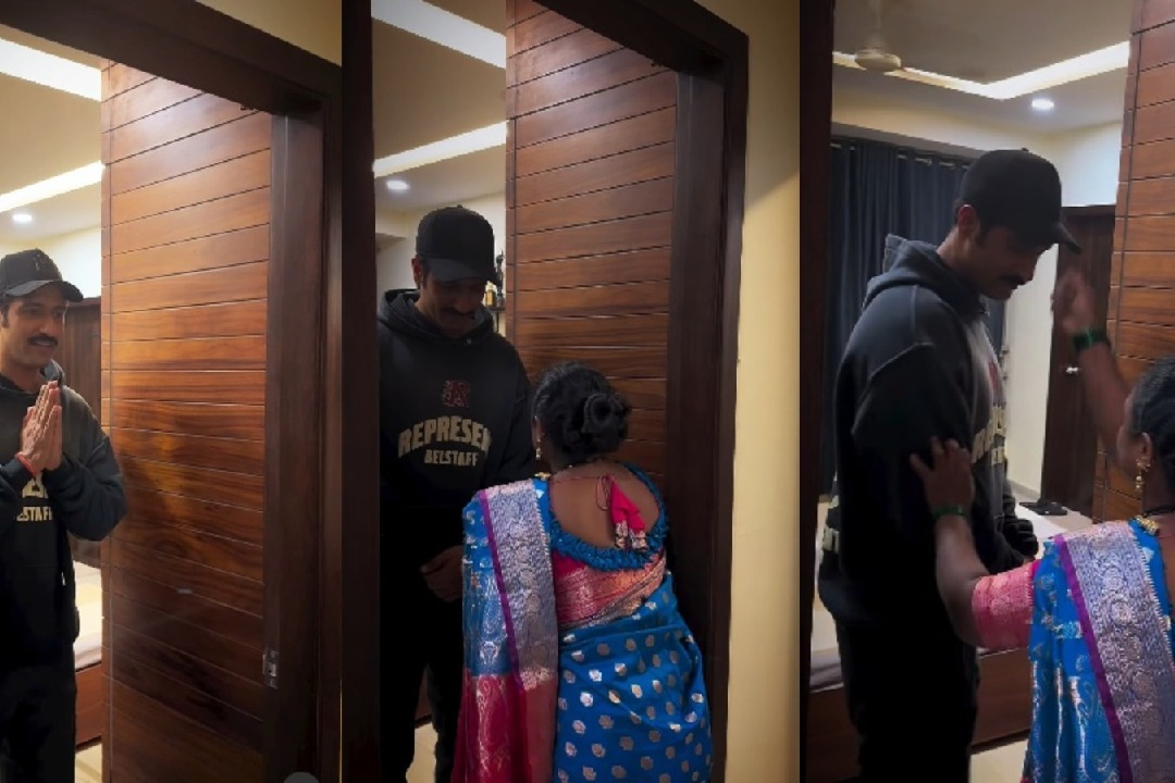 Vicky Kaushal's househelp performs ‘Nazar Utarna’ ritual after watching ‘Chhaava’