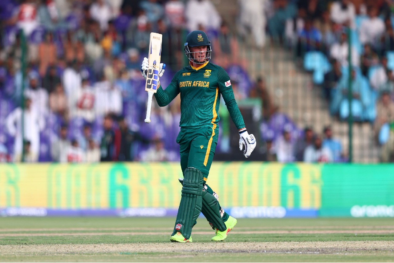 Champions Trophy: Rickelton's Century Propels South Africa to a Strong Total