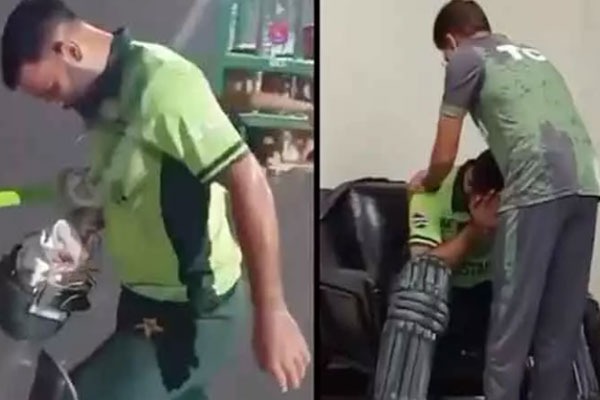 Fakhar Zaman Breaks Down in Tears in Dressing Room – Video Goes Viral