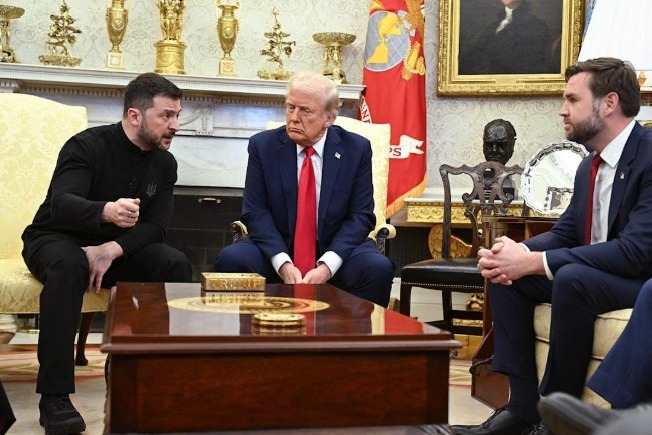 Testy exchange marks Trump-Zelensky talks in White House