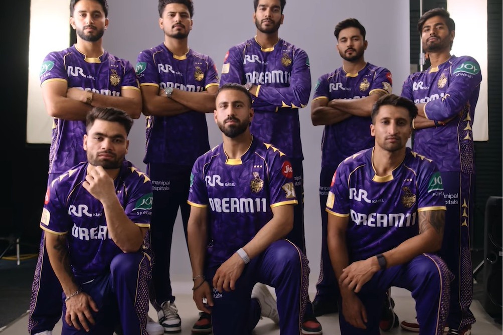 KKR unveil three-star jersey for IPL 2025 season