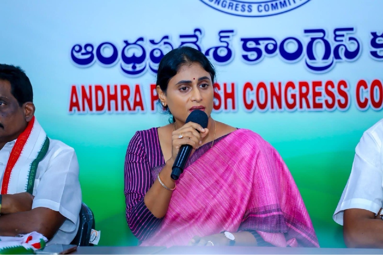 Y.S. Sharmila Accuses AP Government of Betraying Anganwadi Workers