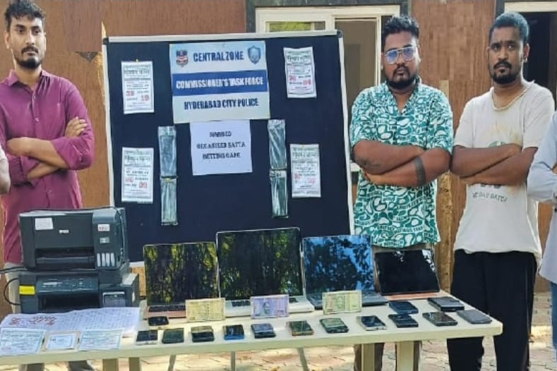 Online gaming racket busted in Hyderabad, five held