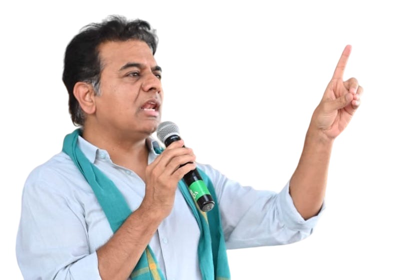 Two cases booked against KTR for social media posts over SSC paper leak