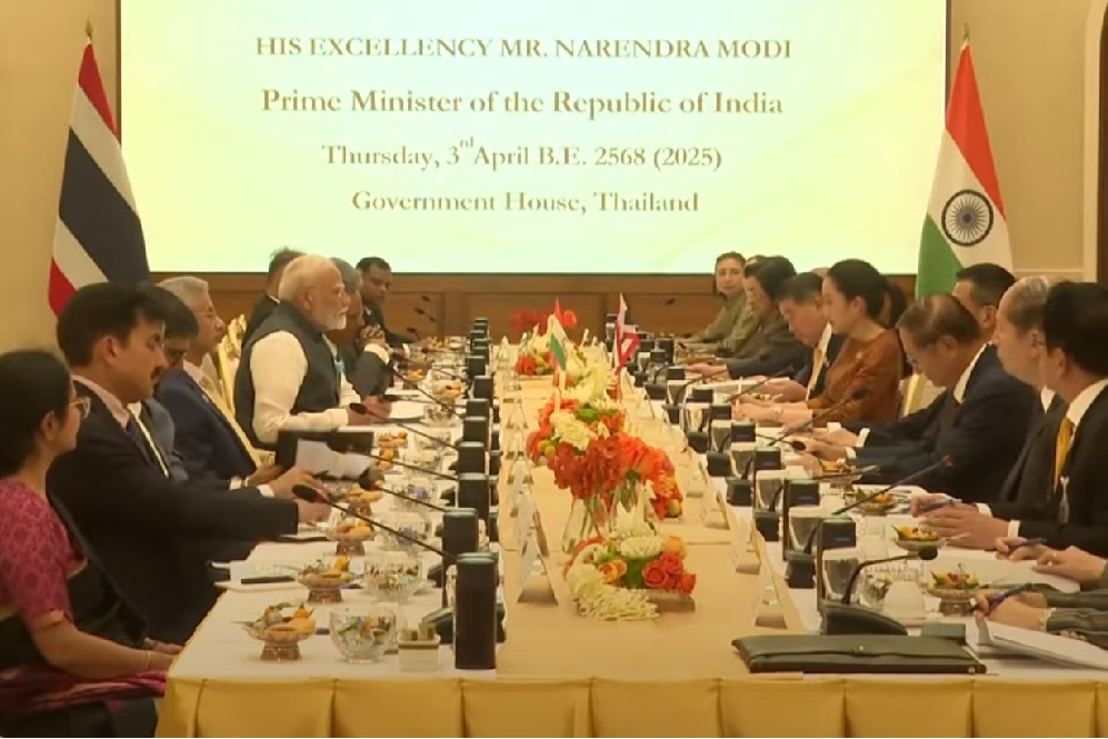 PM Modi meets Thai counterpart as India and Thailand set to elevate ties to Strategic Partnership