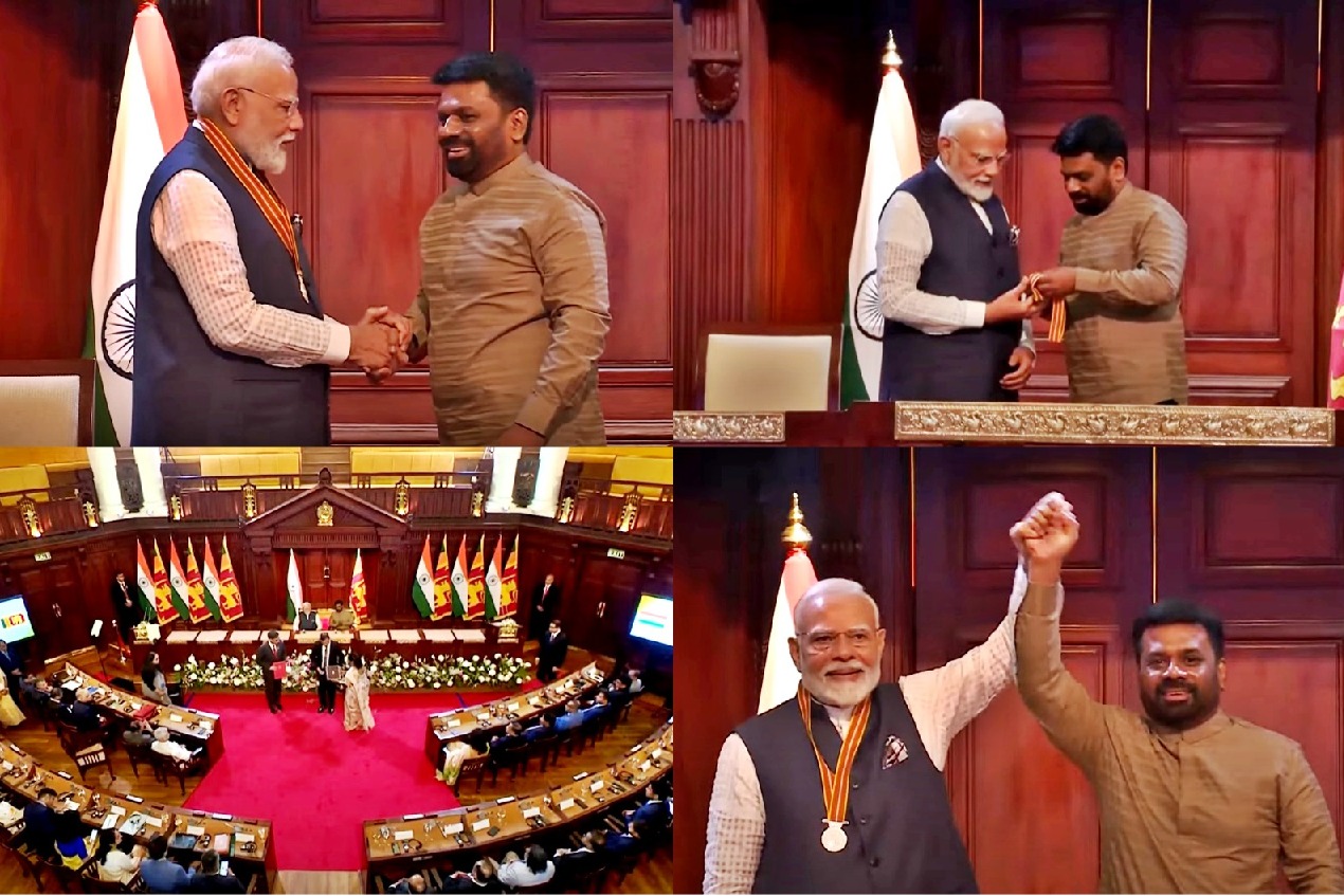 Sri Lanka confers its highest honour for global leaders on PM Modi
