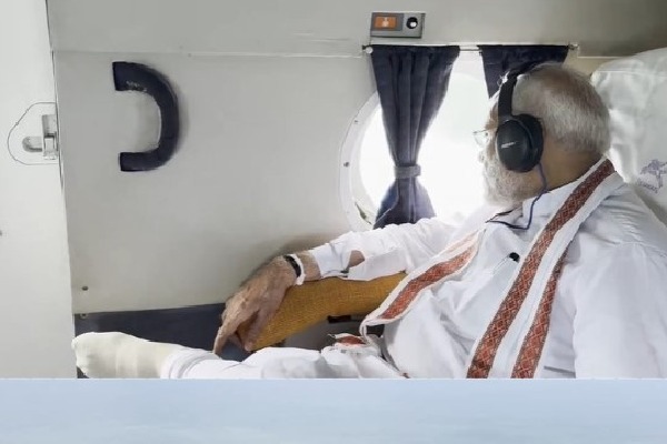 'Divine coincidence', PM Modi's Ram Setu darshan coincides with Surya Tilak ceremony in Ayodhya