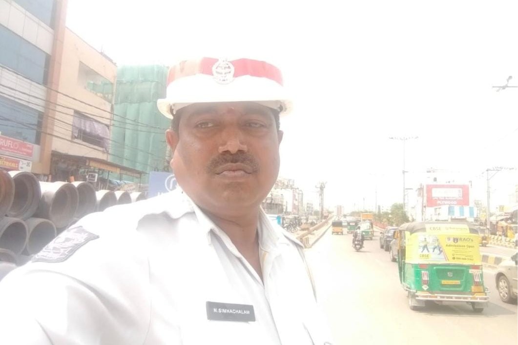 Traffic home guard killed as truck runs amok in Hyderabad