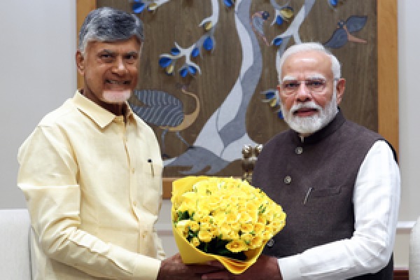 Chandrababu Naidu thanks PM Modi for approval to Tirupati-Katpadi railway line doubling project