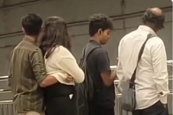 Viral video of couple’s PDA at Bengaluru Metro station sparks debate on public conduct