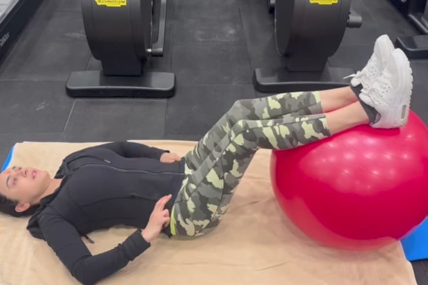 Preity Zinta shares effective exercise to strengthen back for those who sit a lot