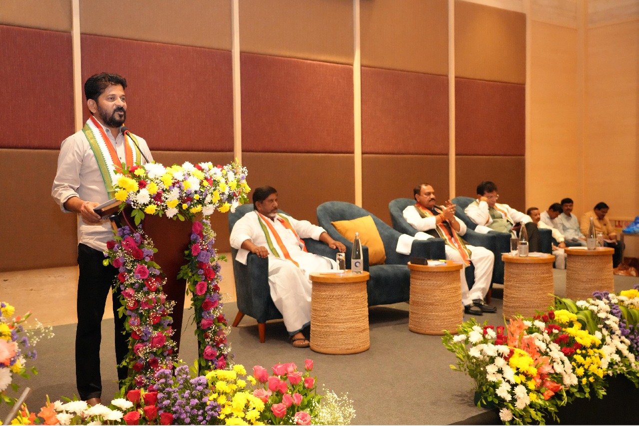 Telangana CM tells Congress MLAs to take government schemes to people