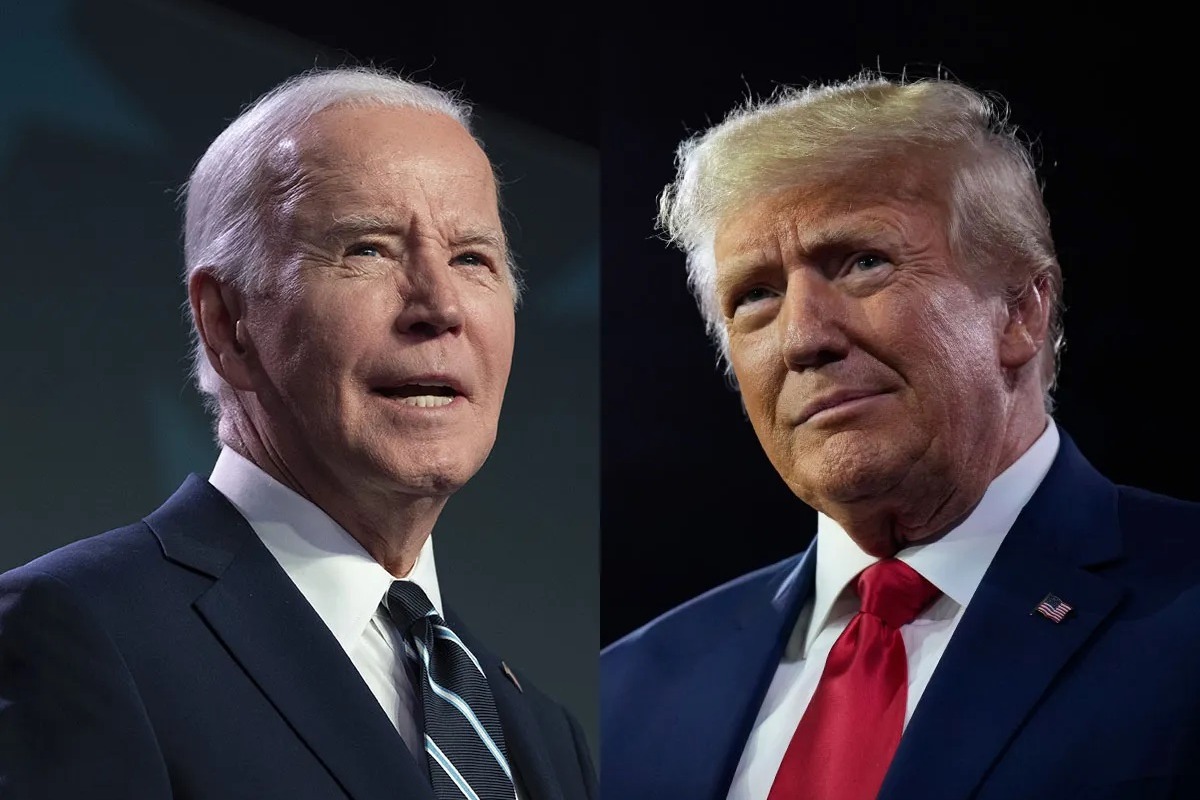 Biden attacks Trump on retirement benefits in first post-WH speech