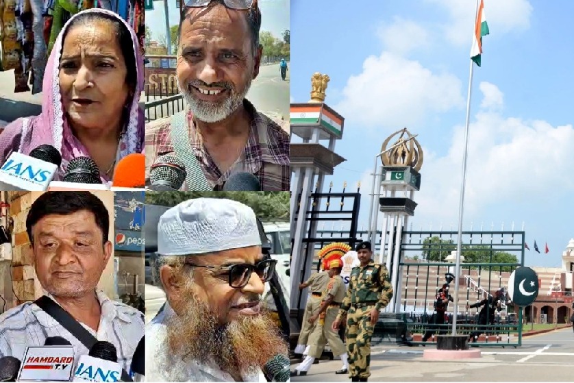Busy day at Attari border as Indians, Pakistanis return home