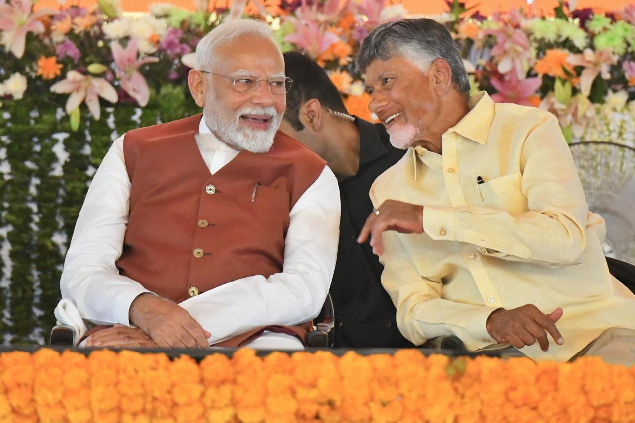 India is safe under PM Modi's leadership, says Chandrababu Naidu
