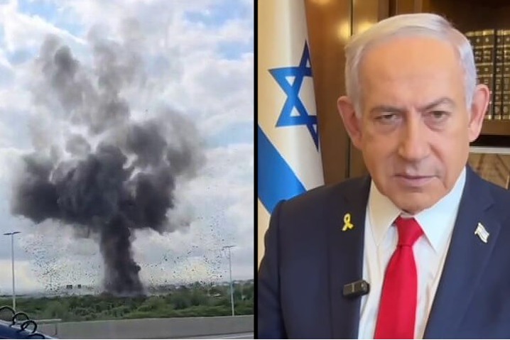 Netanyahus Stern Warning to Houthis After Ben Gurion Airport Missile Attack