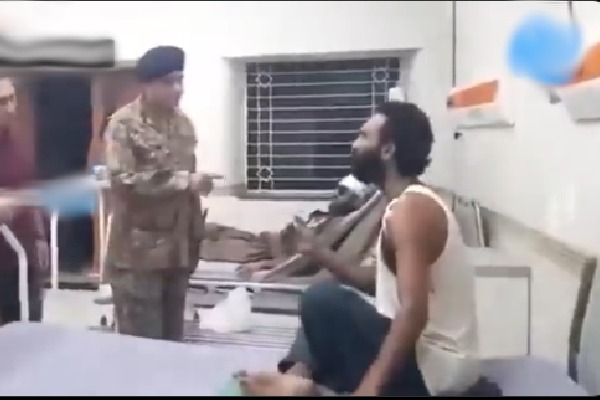Pak Army Officer Visits Hospitalized Jaish e Mohammed Terrorists