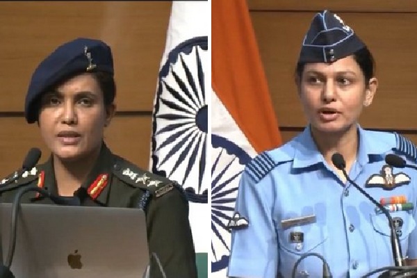 First Ever Women Officers Briefing Indias Response to Terror