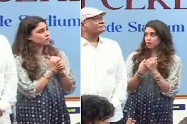 Ritika Sajdeh Tears Up During Rohit Sharma’s Wankhede Tribute