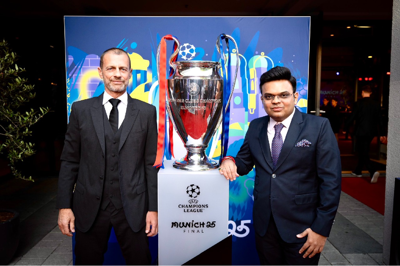 ICC Chairman Shah ‘honoured’ to represent cricket in Munich, meets UEFA President ahead of CL final