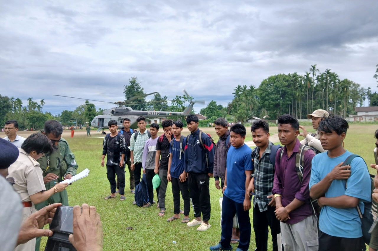 IAF rescues 14 people stranded in swollen river on Assam-Arunachal border