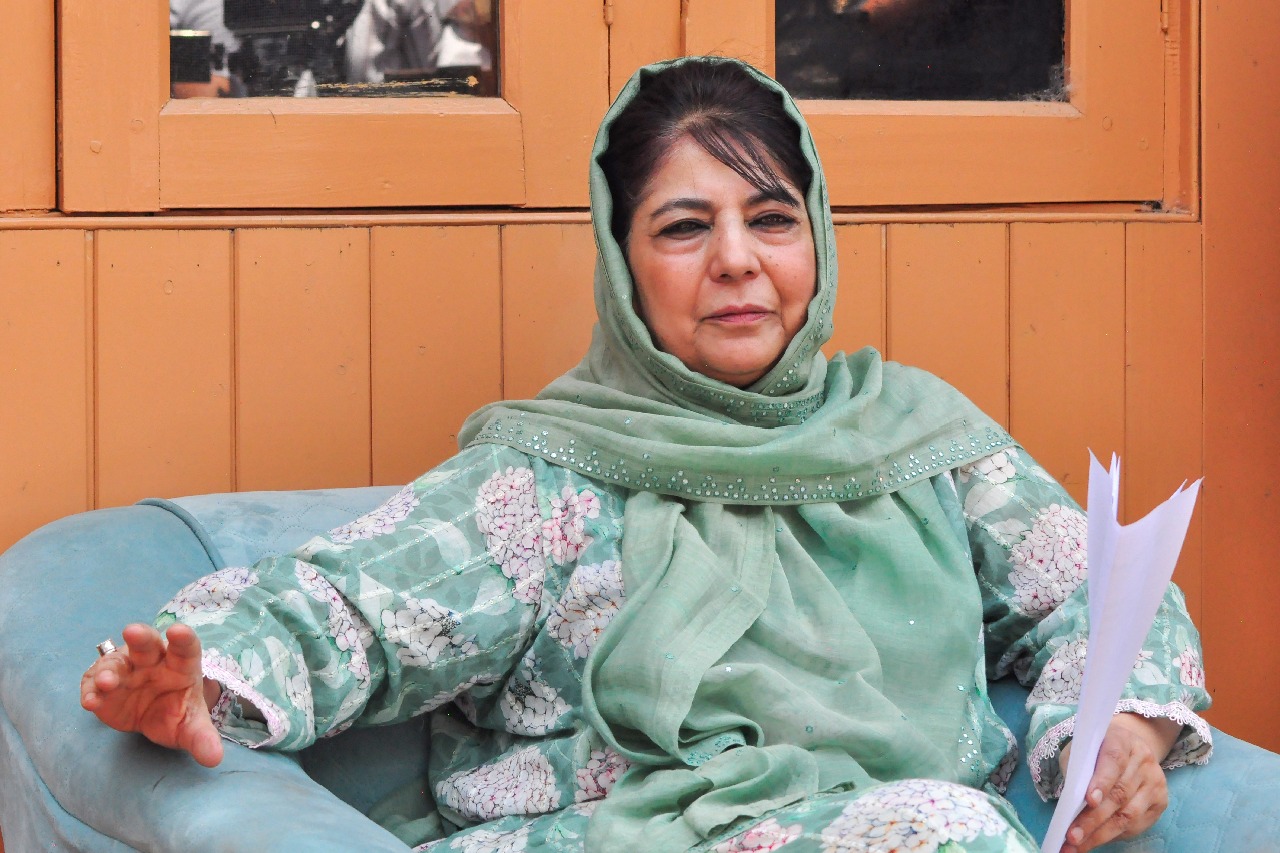 Displacement of Kashmiri Pandits a blot on Muslims, says Mehbooba Mufti