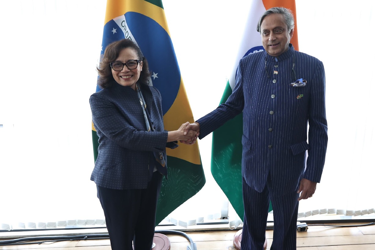 Shashi Tharoor-led delegation meets Brazil's Acting Foreign Minister, discusses enhancing anti-terror cooperation