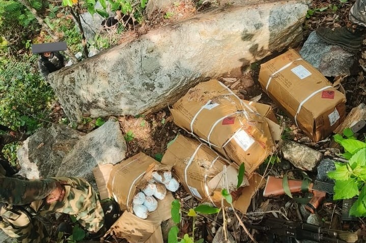 Explosives looted by Maoists in Odisha recovered from Jharkhand’s Saranda Forest