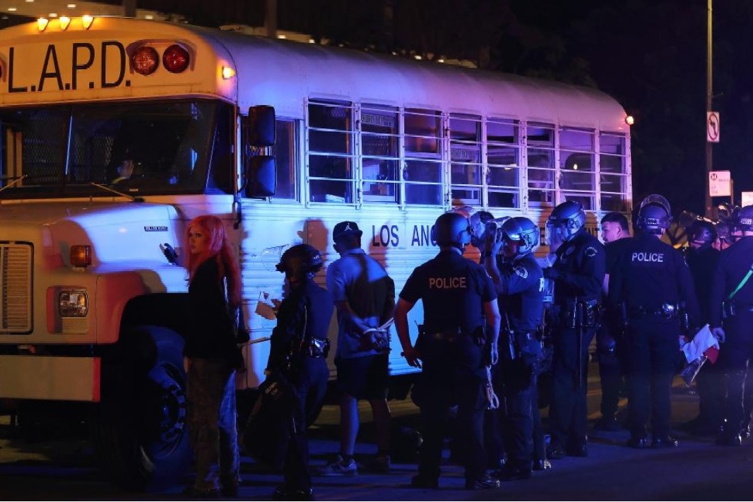 Nearly 400 arrested in Los Angeles immigration protests