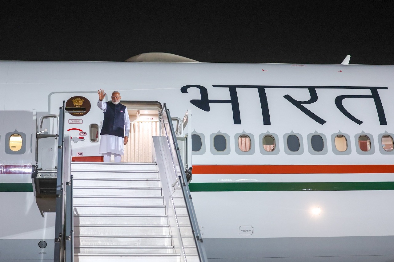 PM Modi departs for New Delhi after completing successful three-nation tour