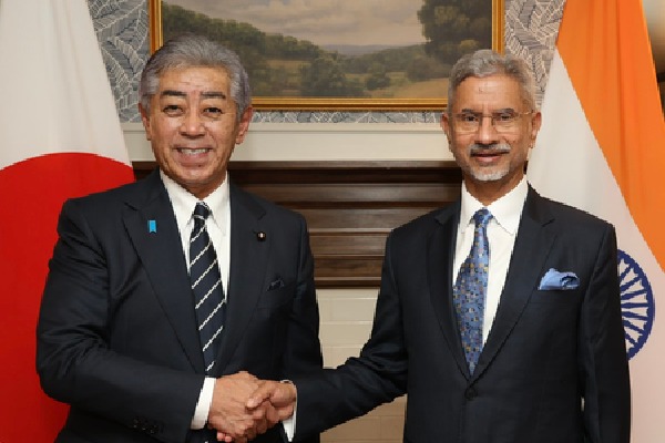 EAM Jaishankar meets Japan Foreign Minister ahead of Quad ministerial