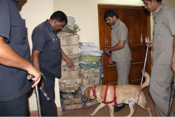 Bomb threats at four places in Hyderabad, searches on