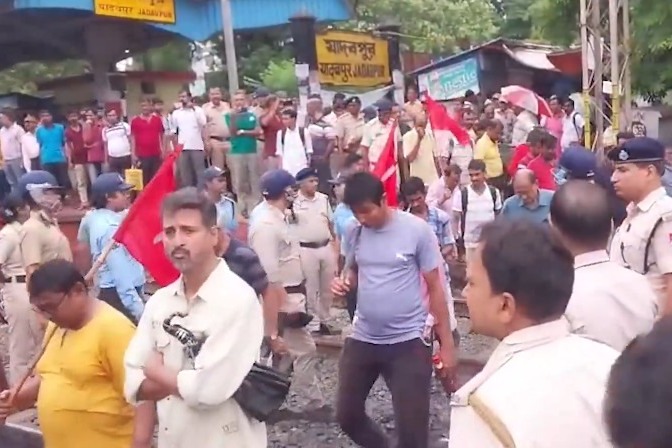 Nationwide strike by trade unions in protest against Centre's 'anti-labour' policies