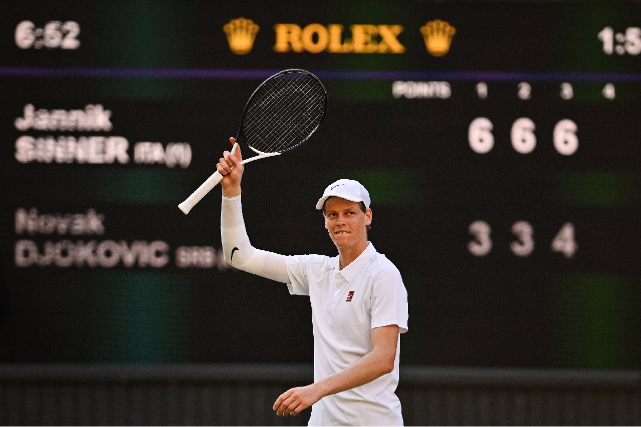 Wimbledon 2025: Sinner storms past injured Djokovic, to meet Alcaraz in final (Ld)