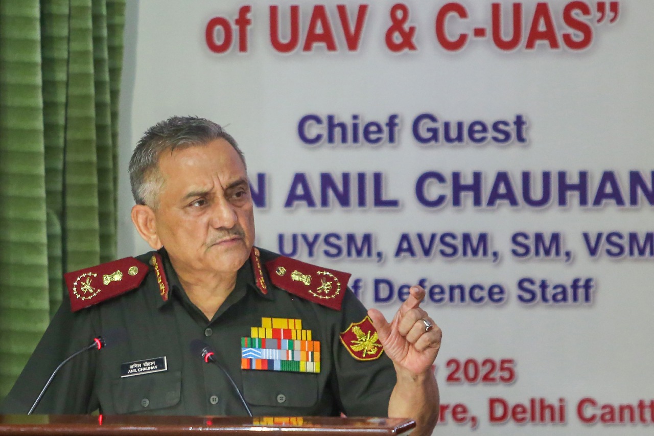 Old weapons can’t win new wars: CDS Anil Chauhan calls for future-ready, India-made drone tech
