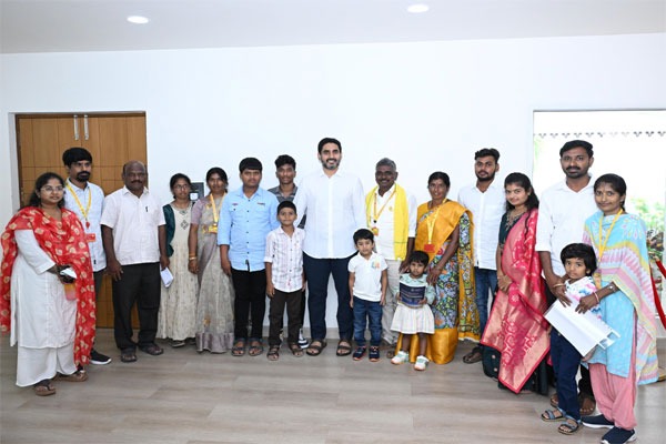 Nara Lokesh Promises Support to Boya Narasimhulu’s Family