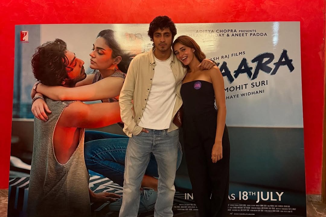 Ananya Panday says ‘a star is born’ to debutant Ahaan Panday