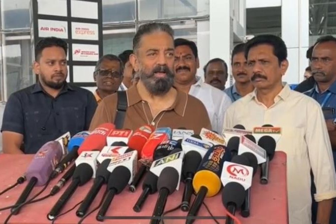 Kamal Haasan leaves for New Delhi, to take oath as Rajya Sabha member tomorrow