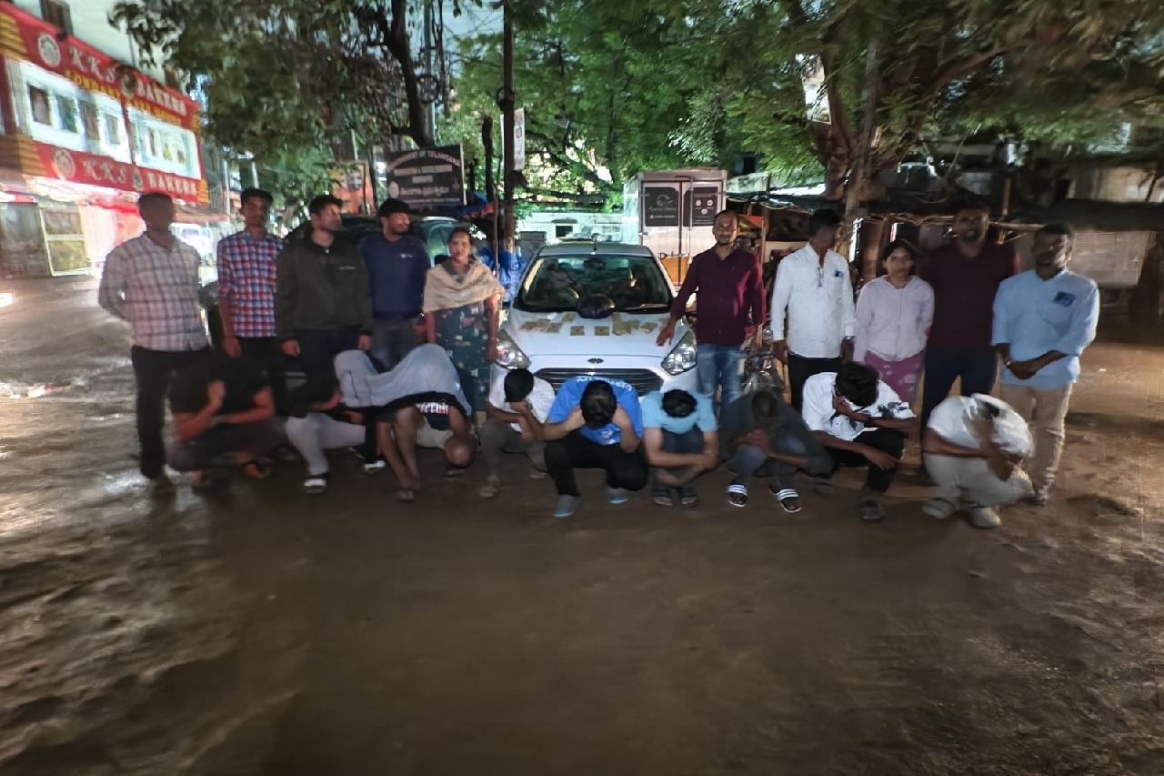 Rave party busted in Hyderabad, nine arrested