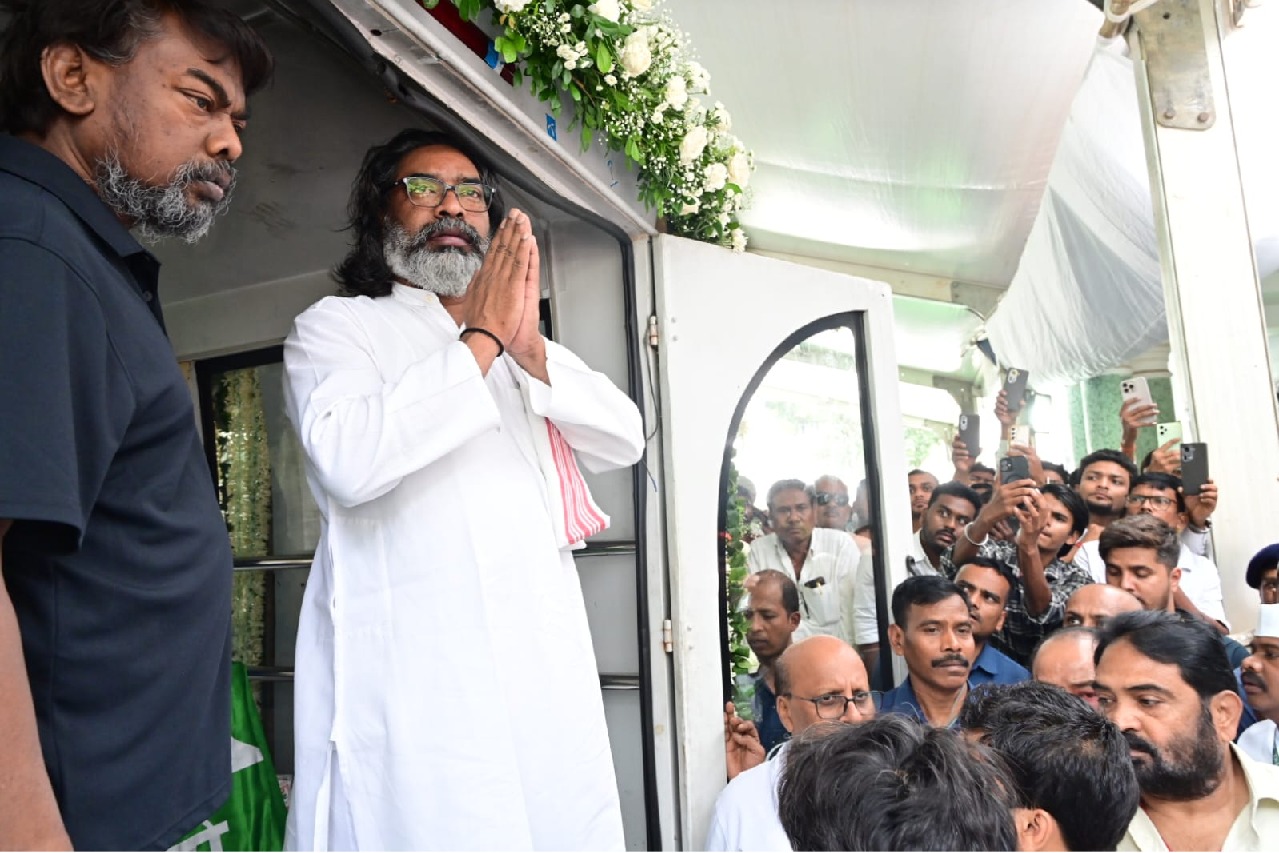 Shibu Soren’s last journey begins from Ranchi, final rites in native village Nemra today