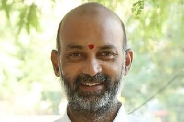 Congress dharna is for Muslim reservation, says MoS Bandi Sanjay