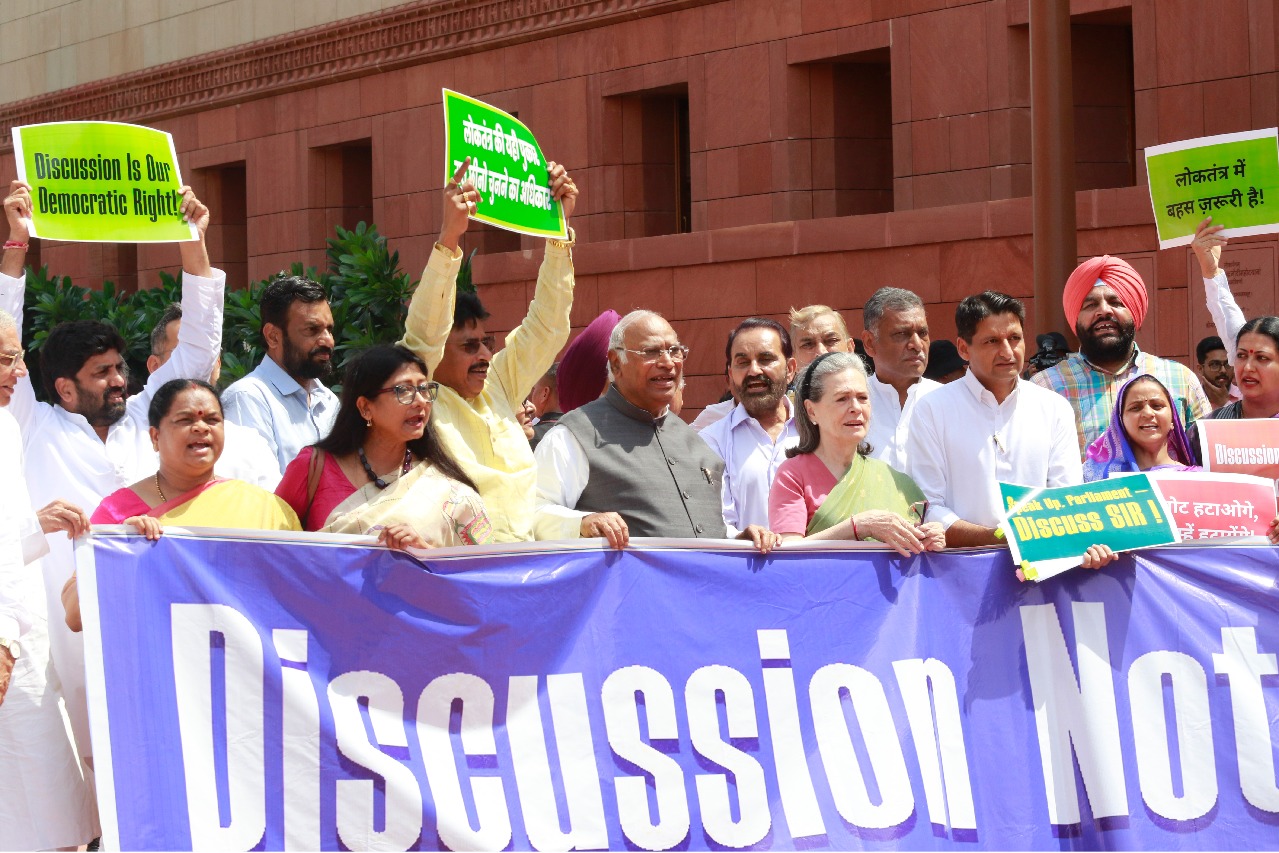 INDIA bloc MPs to march from Parliament to ECI office on Monday