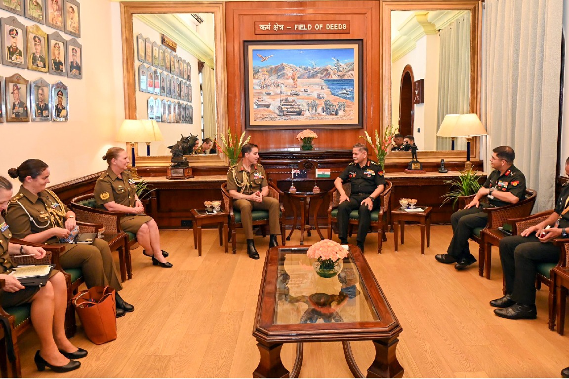 General Upendra Dwivedi briefs Australian Army chief on Operation Sindoor