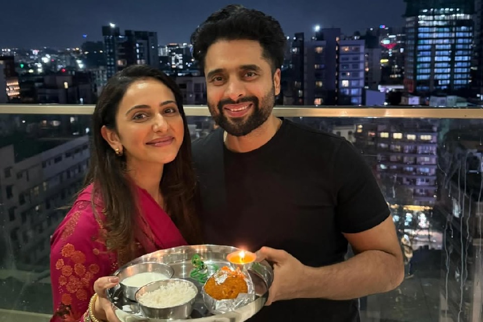 Rakul Preet Singh celebrates her first Kajari Teej with mother-in-law