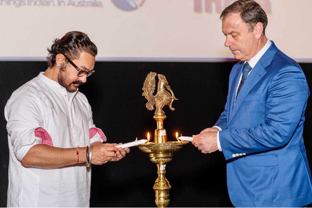 Aamir Khan lights ceremonial lamp to open IFFM 2025